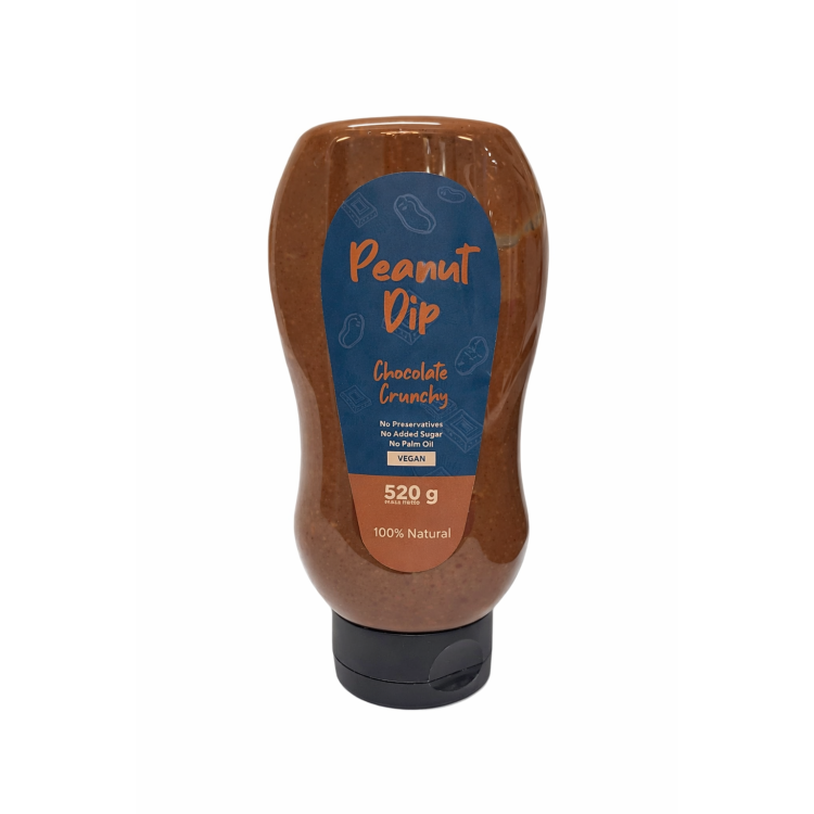 Jordnøddecreme med Chokoladesmag Crunchy (520 g)