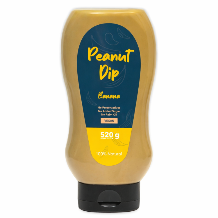 Jordnøddecreme med Banansmag (520 g)