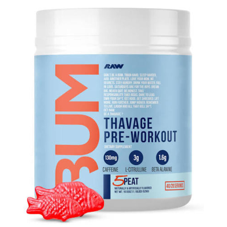 CBUM Thavage Pre-workout Pulver (20 servings), Bedst før 30.07.2026 - 5 Peat