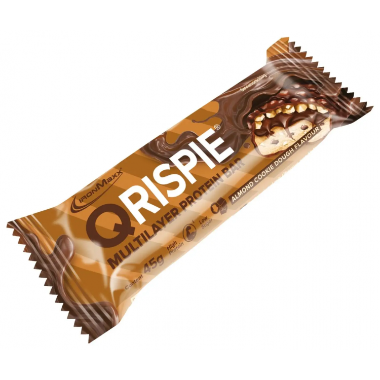 Qrispie Multilayer Proteinbar (45 g), Bedst før 30.06.2026