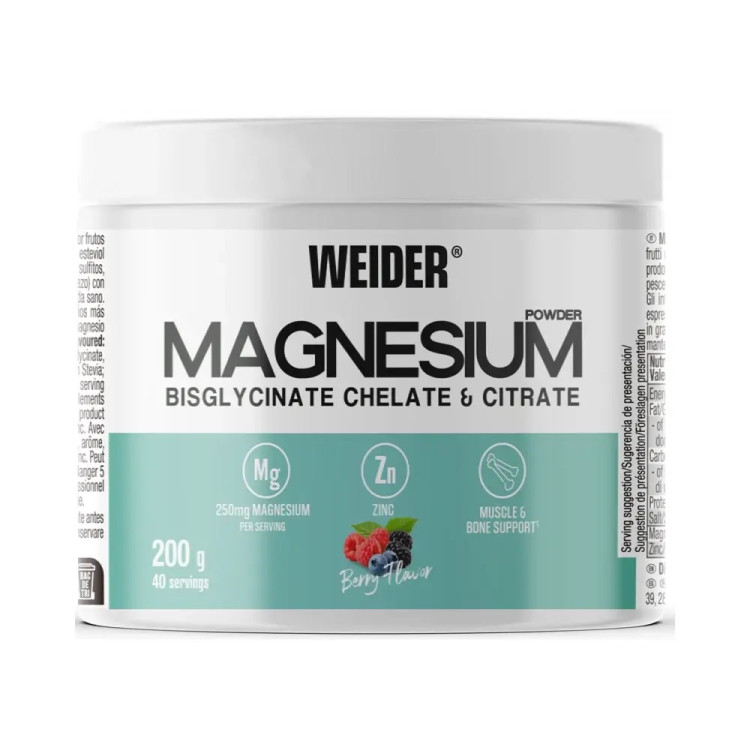 Weider Magnesium pulver, 200 gram