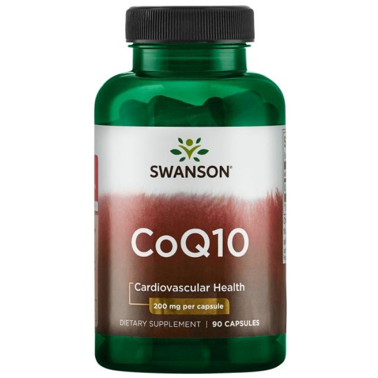Swanson CoQ10, 200 mg, 90 kapslar