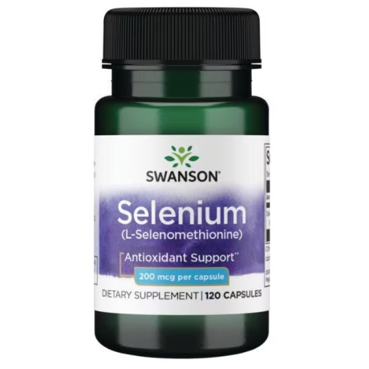 Swanson Selen, 200 mcg, 120 kapslar