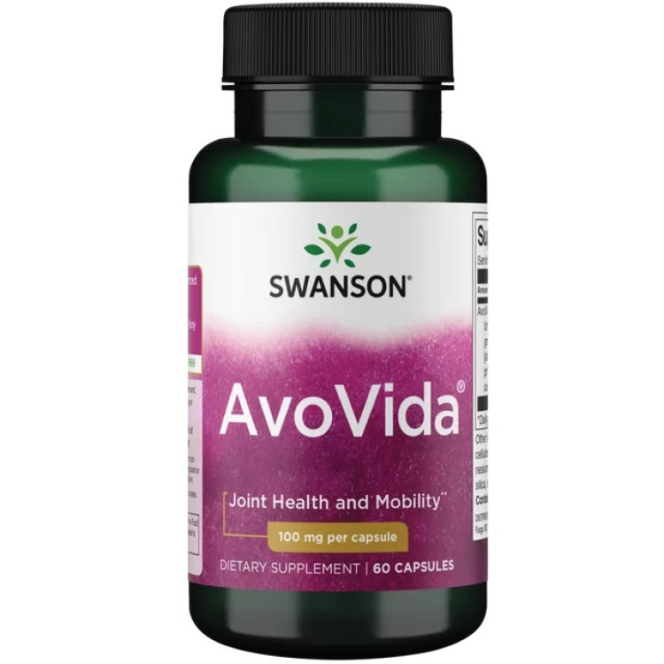 Swanson AvoVida, 100 mg, 60 kapslar