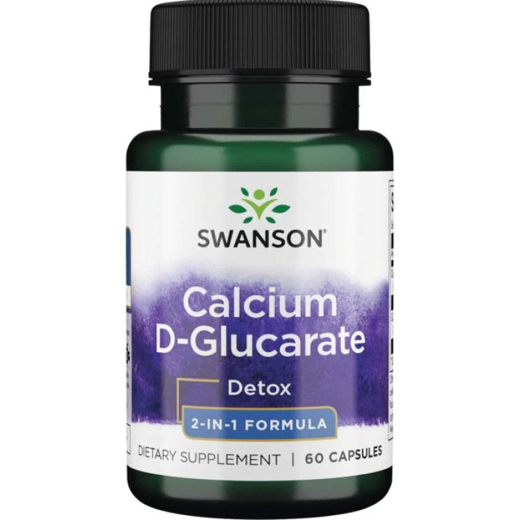 Swanson Kalcium D-Glucarate, 60 kapslar