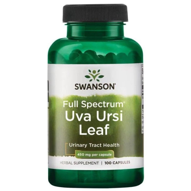 Swanson Full Spectrum Uva Ursi Blad, 450 mg, 100 kapslar