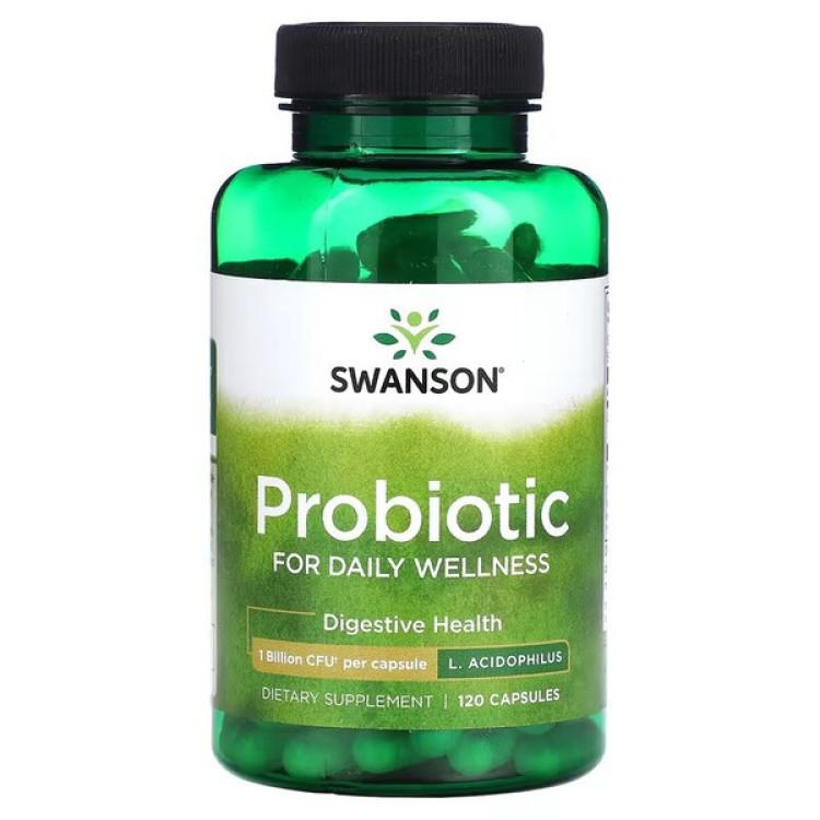 Swanson Probiotika, 120 kapslar