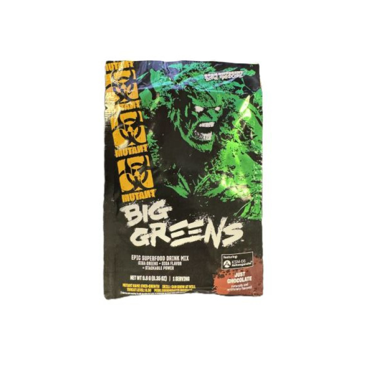 Mutant Big Greens, Just Chocolate, 9 gram