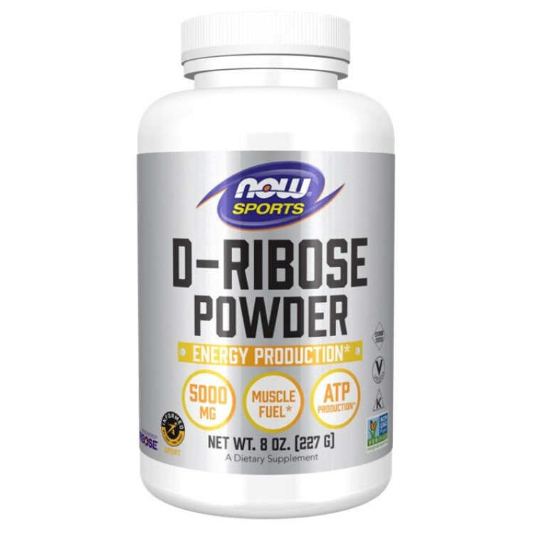 Now Foods D-Ribose, pulver, 227 gram
