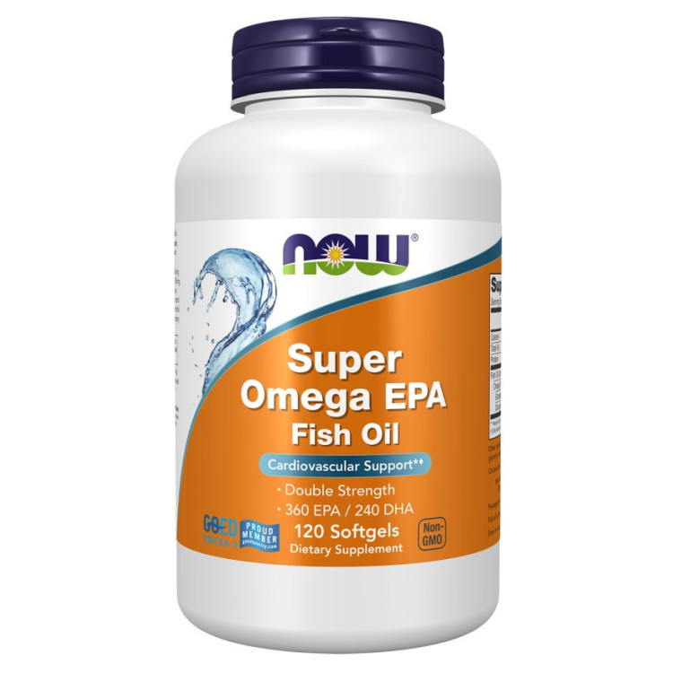Now Foods Super Omega EPA, 120 kapslar