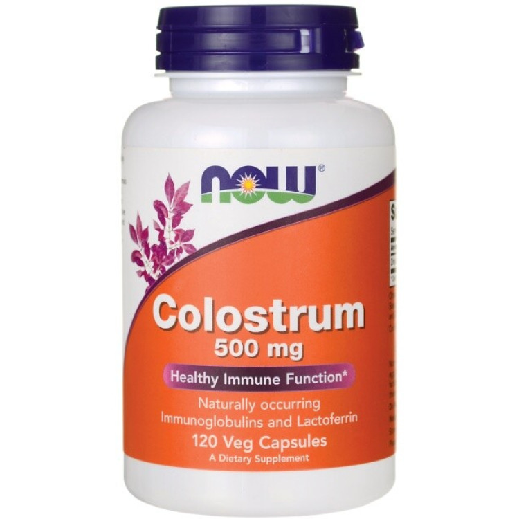Now Foods Kolostrum 500 mg, 120 kapslar