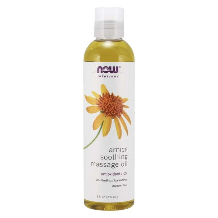 Now Foods Arnica Lugnande Massageolja, 237 ml