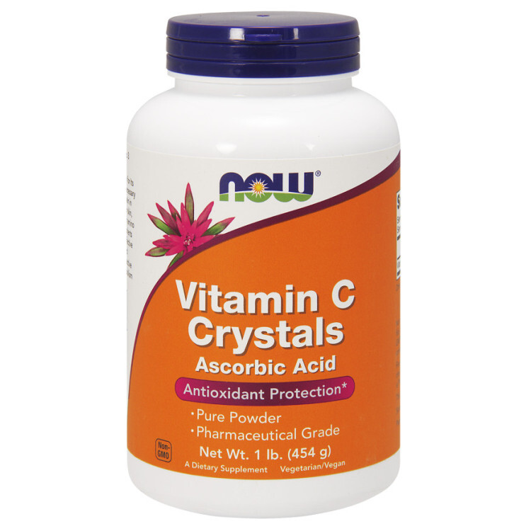 Now Foods Vitamin C Kristaller, 454 gram
