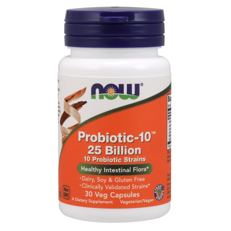 Now Foods Probiotic-10 25 Billion, 30 kapslar