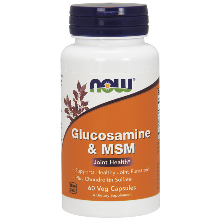 Now Foods Glukosamin & MSM, 60 kapslar