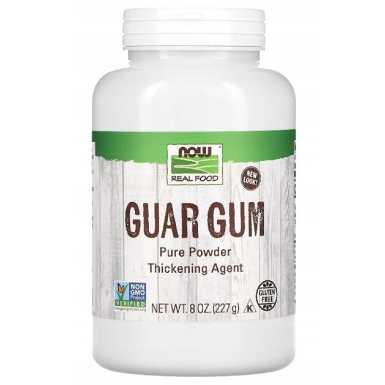 Now Foods Guargummi, ren pulver, 227 gram