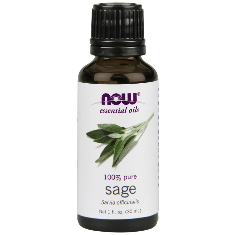 Now Foods Eterisk Olja, Salviaolja, 30 ml