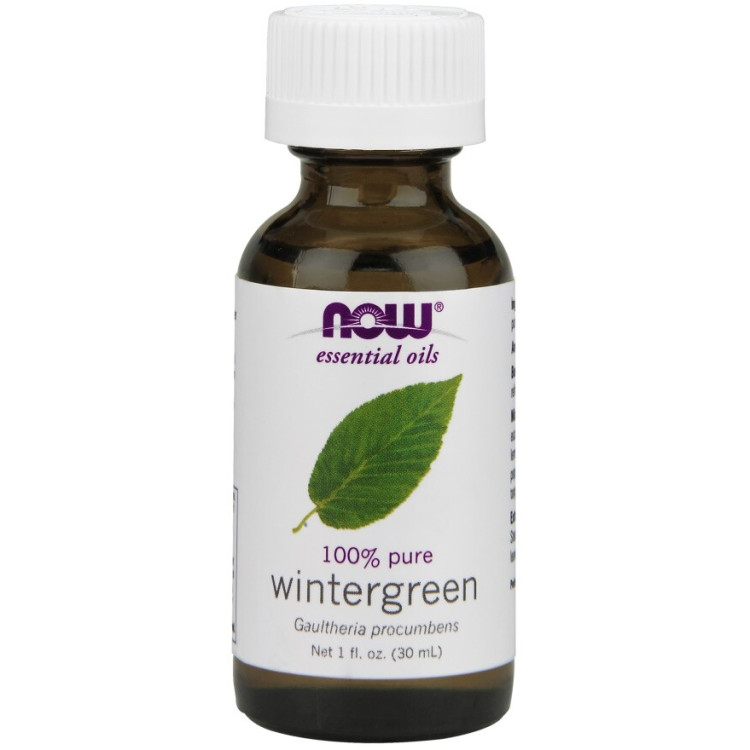 Now Foods Eterisk Olja, Vintergrön Olja, 30 ml