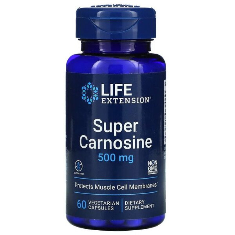 Life Extension Super Carnosin, 500 mg, 60 kapslar