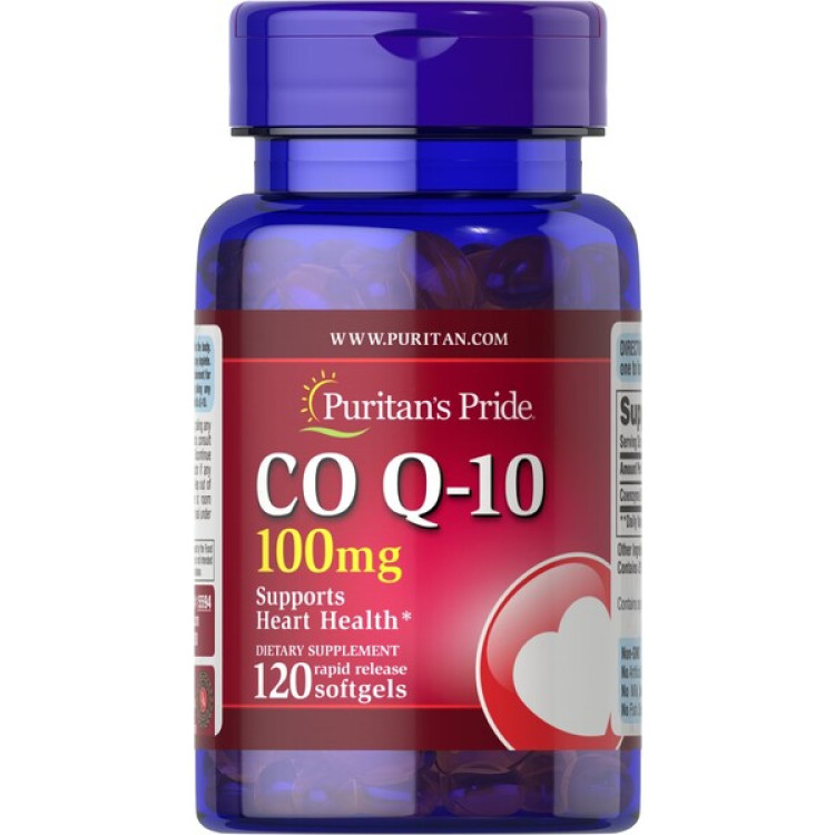 Puritans Pride CoQ10, 100 mg, 120 kapslar