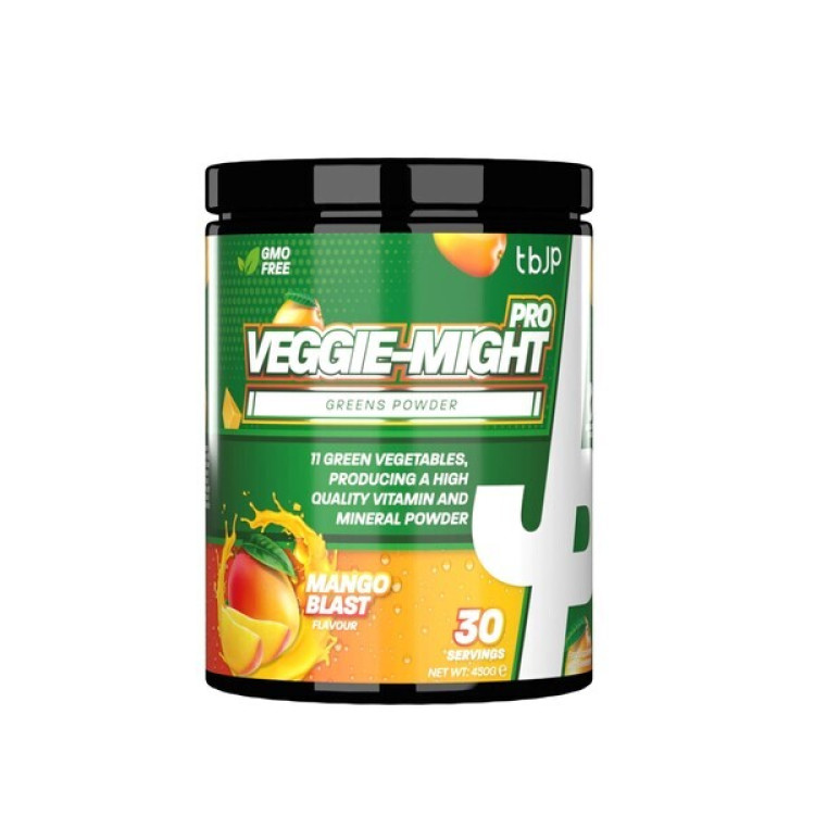 Trained by JP Veggie-Might Pro, Mango Blast, 450 gram