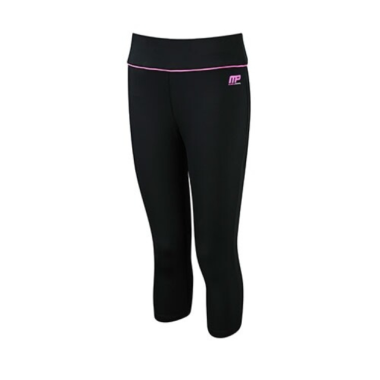 Musclepharm Sportswear Dam Capri Byxor Black-Hot Pink (MPLPNT427)