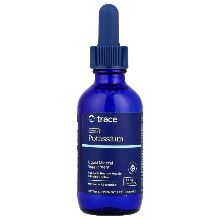 Trace Minerals Jonisk Kalium, 99 mg, 59 ml
