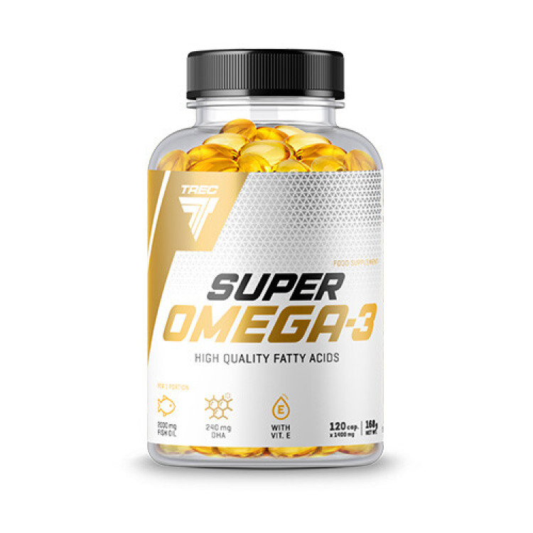 Trec Nutrition Super Omega-3, 120 kapslar