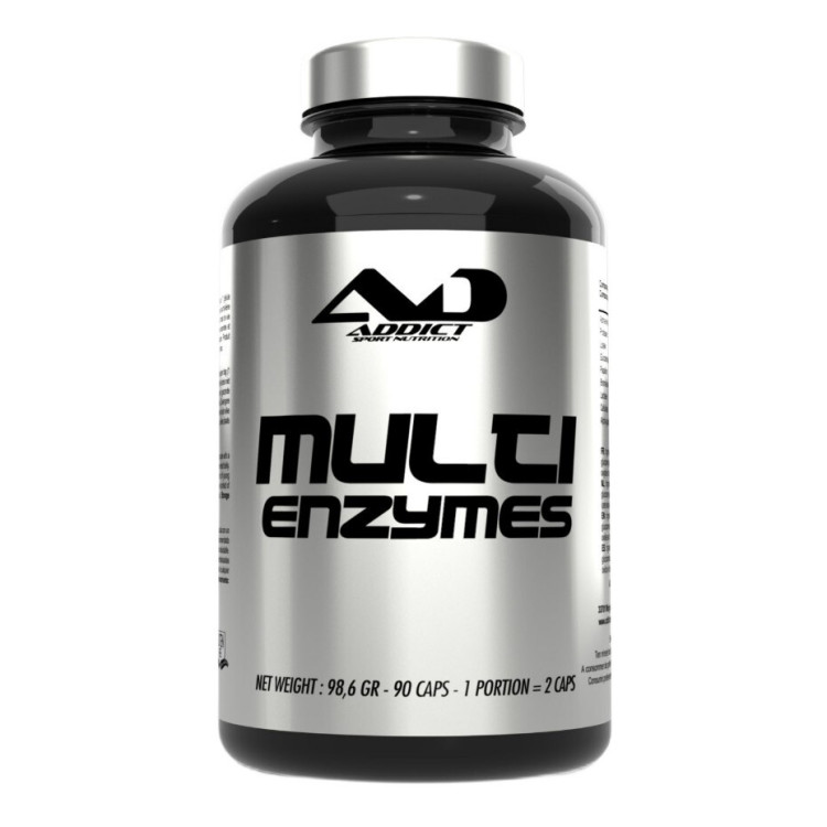 Addict Sport Nutrition Multi Enzymer, 90 kapslar
