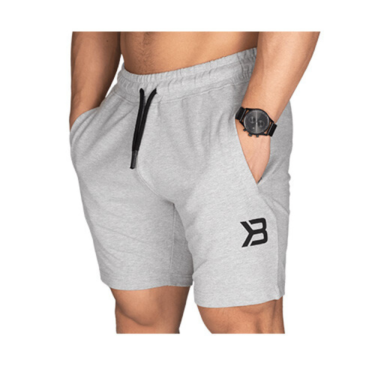 Better Bodies Tapered Sweatshorts, Ljus Grå Melange
