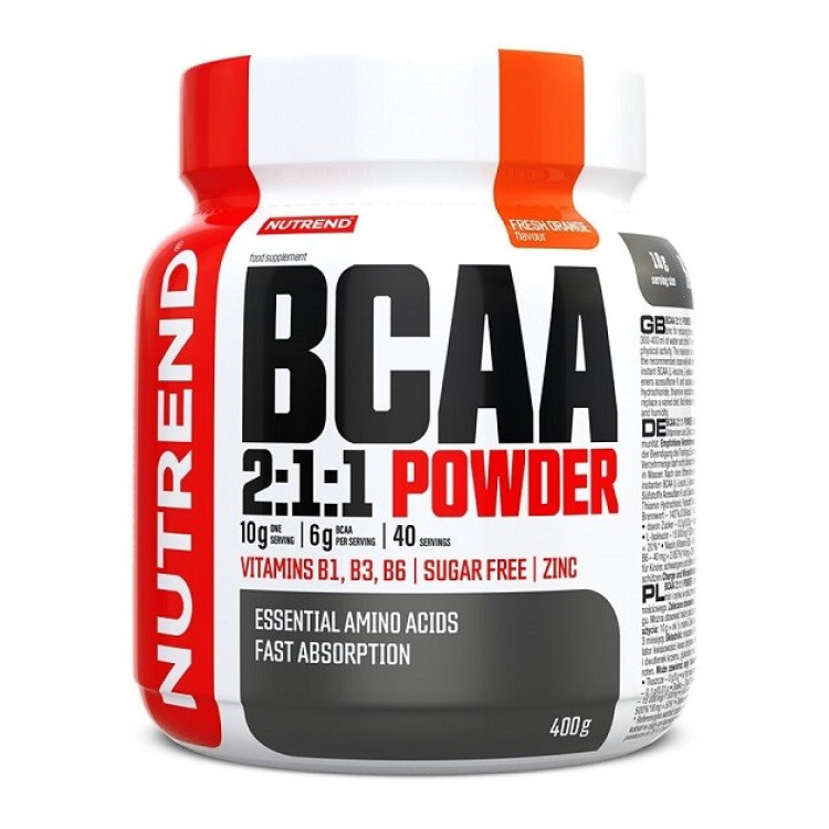 Nutrend BCAA 2:1:1 pulver, 400 gram
