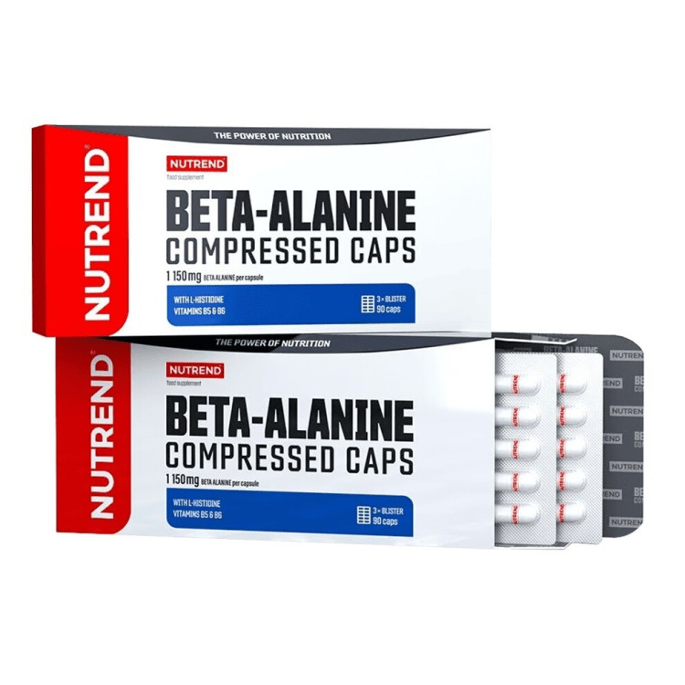 Nutrend Beta-Alanin Komprimerade kapslar, 90 kapslar