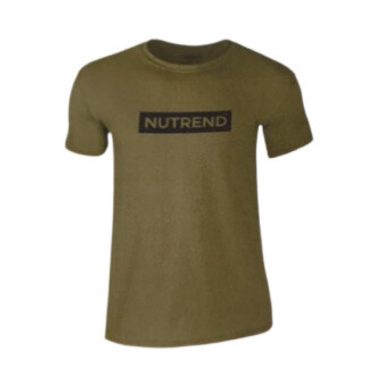 Nutrend Eat Sleep Gym Repeat T-shirt, Militär, Large