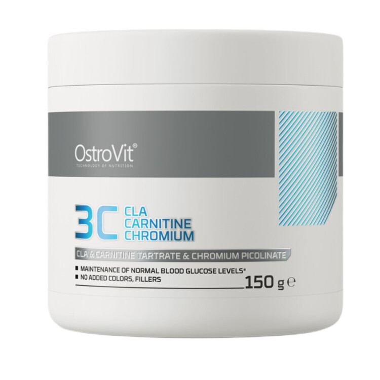 OstroVit 3C CLA Karnitin Krom, 150 gram