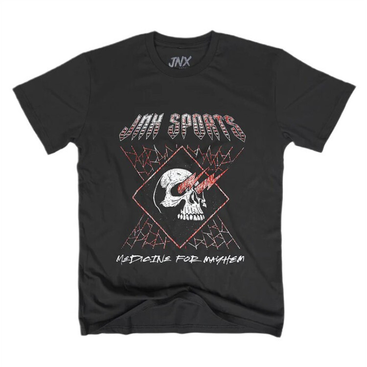 JNX Sports Ride the Lightning T-Shirt, Coal, Large