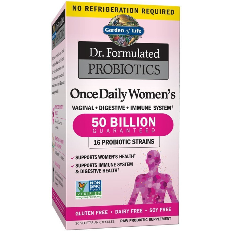 Garden of Life Dr. Formulated Probiotika En gång dagligen För kvinnor, 30 kapslar