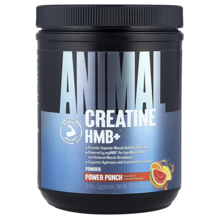 Animal Kreatin HMB+, Power Punch, 342 gram