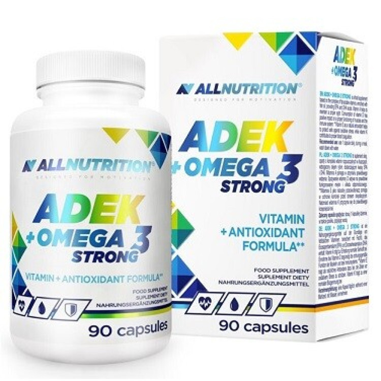 Allnutrition ADEK + Omega 3 Stark, 90 kapslar