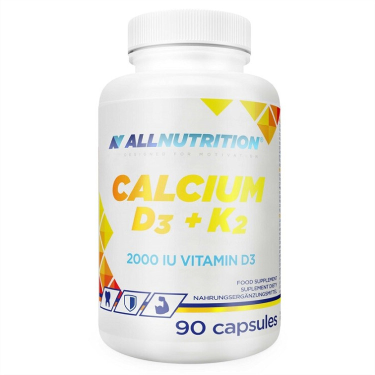 Allnutrition Kalcium D3 + K2, 90 kapslar