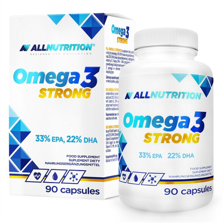 Allnutrition Omega 3 Stark, 90 kapslar