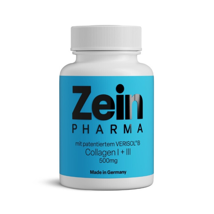 Zein Kollagen I + III 500 mg, 60 kapslar