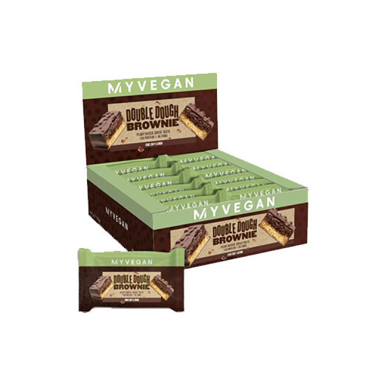 Vegan Double Dough Brownie, 12 x 60 g