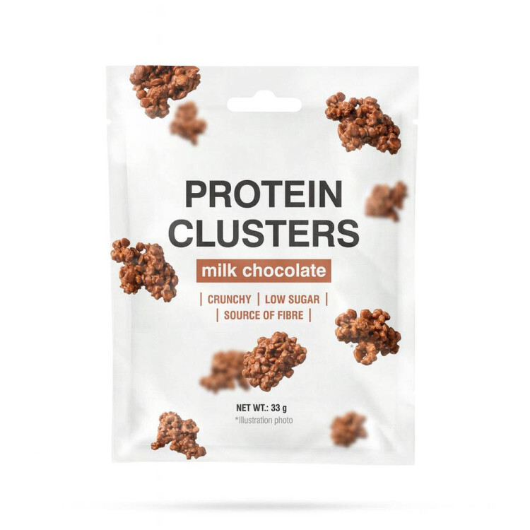 Proteinclusters, mjölkchoklad (33 g)