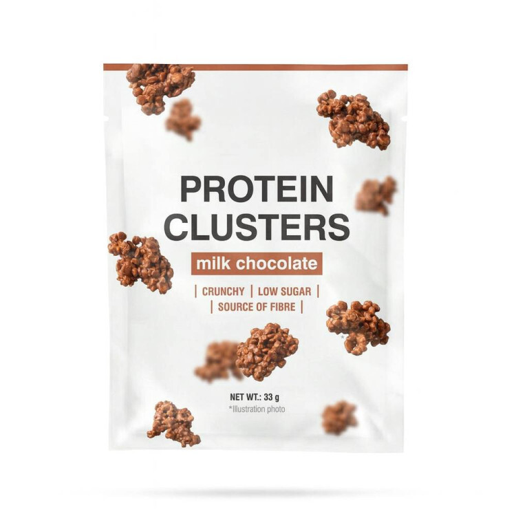 Proteinclusters, mjölkchoklad (33 g)