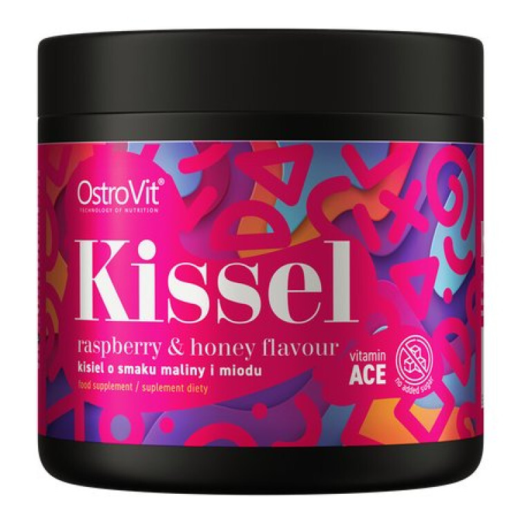 OstroVit Kissel, Raspberry & Honey, 200 gram