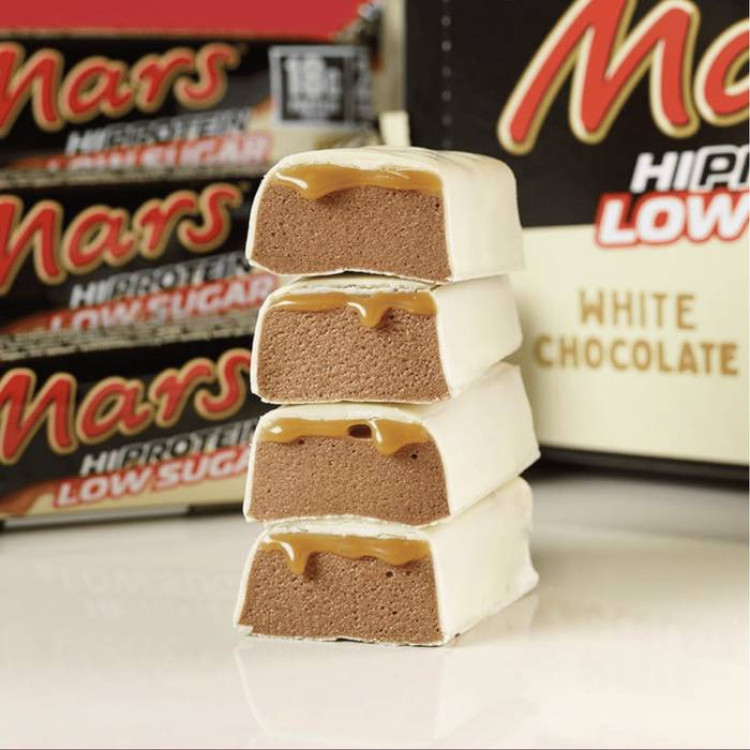 Mars White Low Sugar Hög Proteinbar (1 x 57 g)