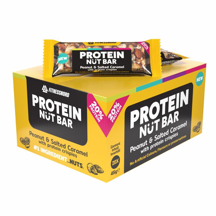 Proteinbar med Nødder (45 g)