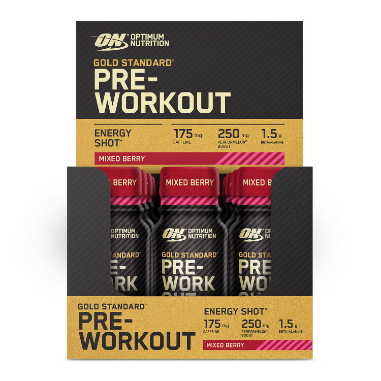 OPTIMUM NUTRITION PRE-WORKOUT SHOT 12 x 60 ml
