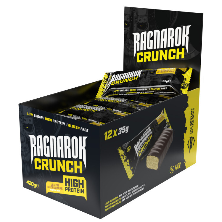 Ragnarok barer med 35% protein (12 x 35g)-Lemon Cheesecake 
