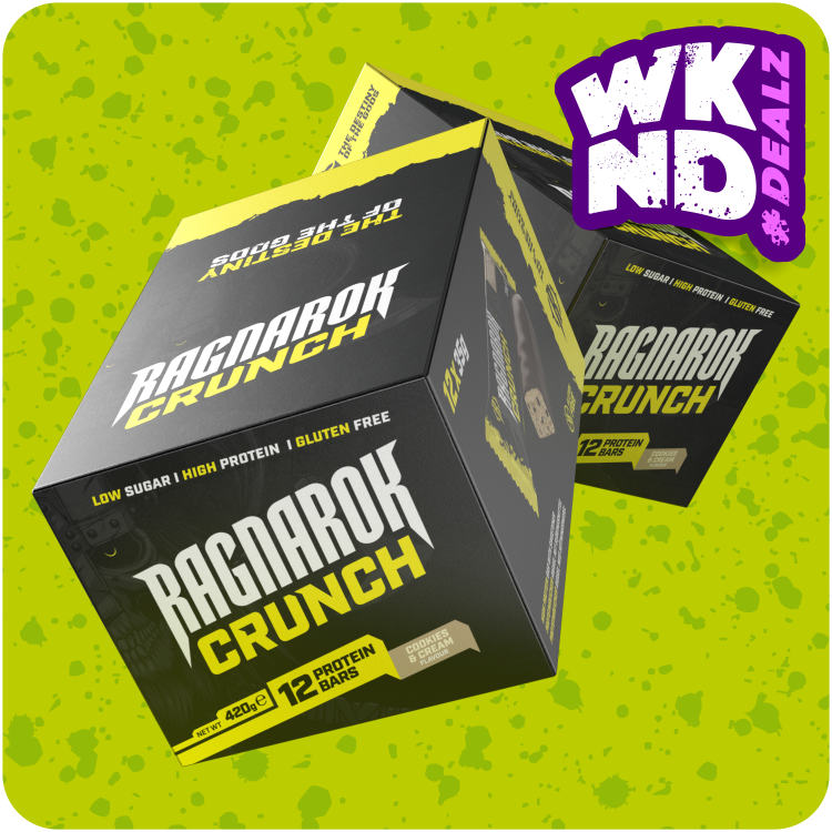 Ragnarok barer med 35% protein (12 x 35g) - BUY 1 GET 1 FREE